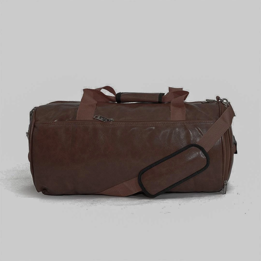 BagX- Zorro Duffel Choco PU Leather Dufflebag