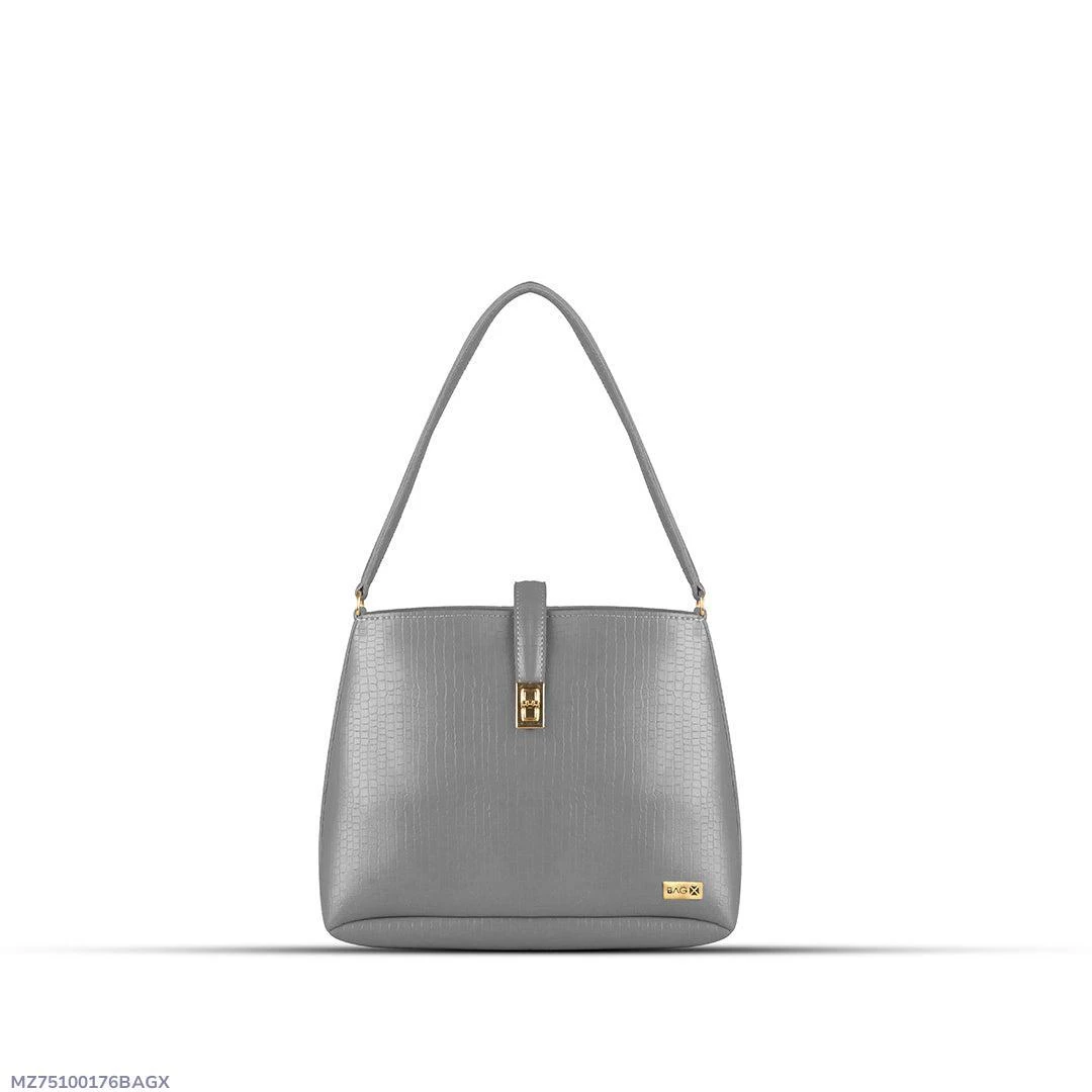 BagX-  Marigold PU Leather Handbag