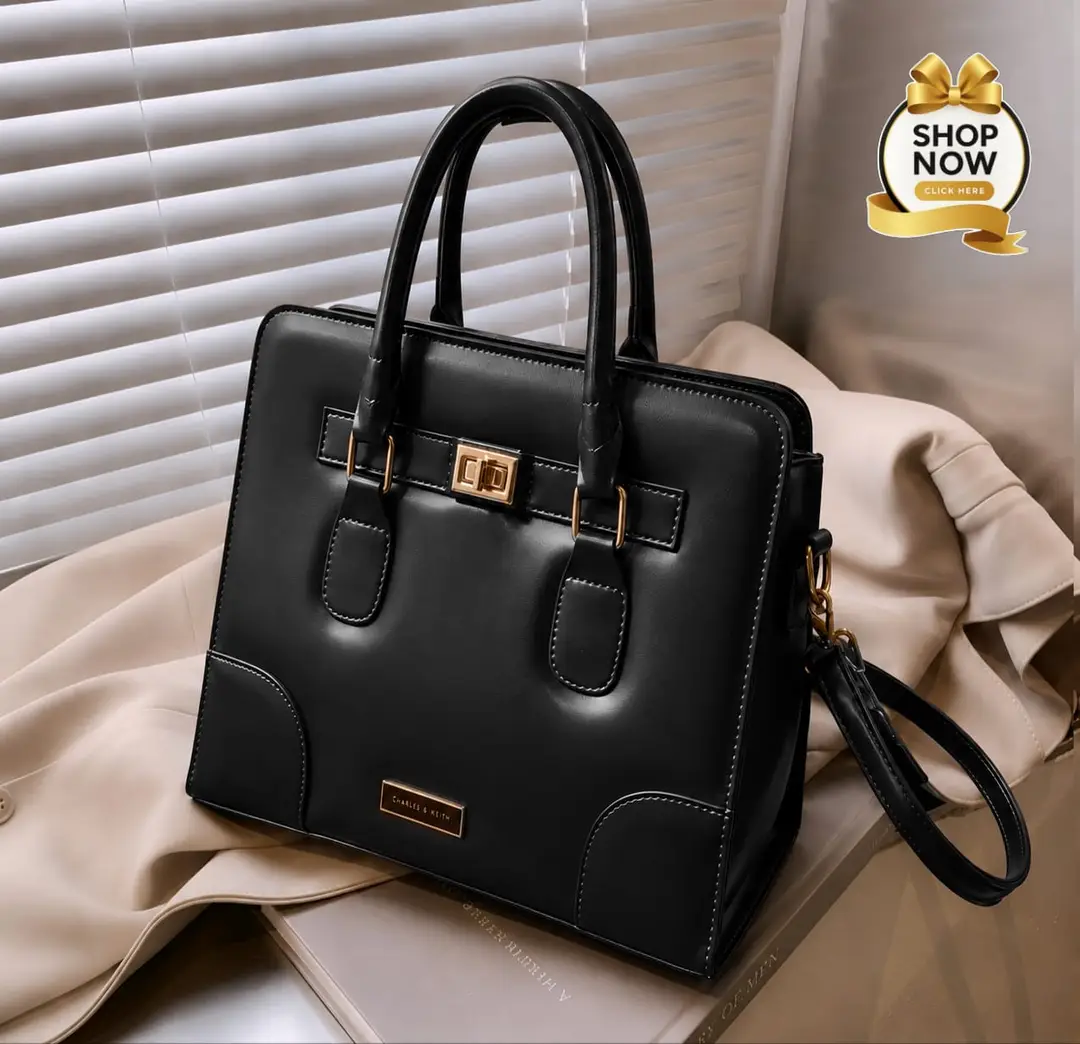Women's Rexine Plain Handbag with Top Handle – Everyday Shoulder Bag