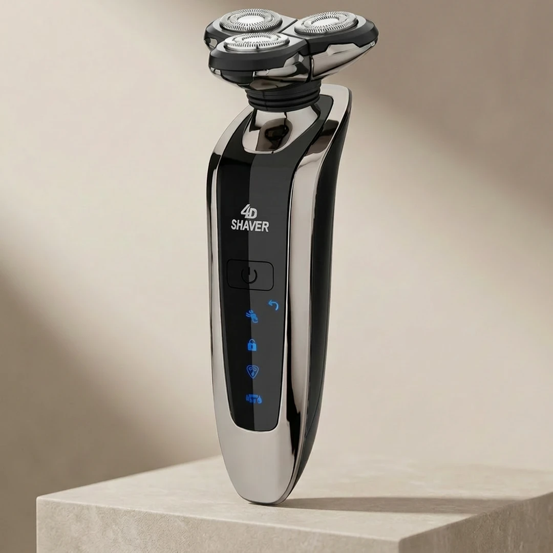 4D Electric Rechargeable Men's Razor Waterproof Washable