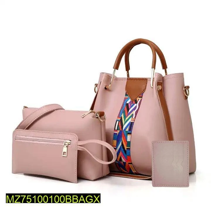 BagX- Capri 4 pcs Faux  Pu Leather Handbag