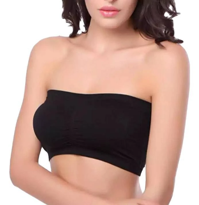 Comfortable non-padded strapless Tube Bra