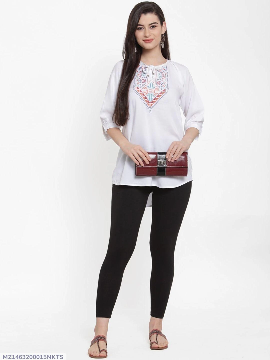 Women's Black Polyester Thermal Tights - Lightweight and Breathable