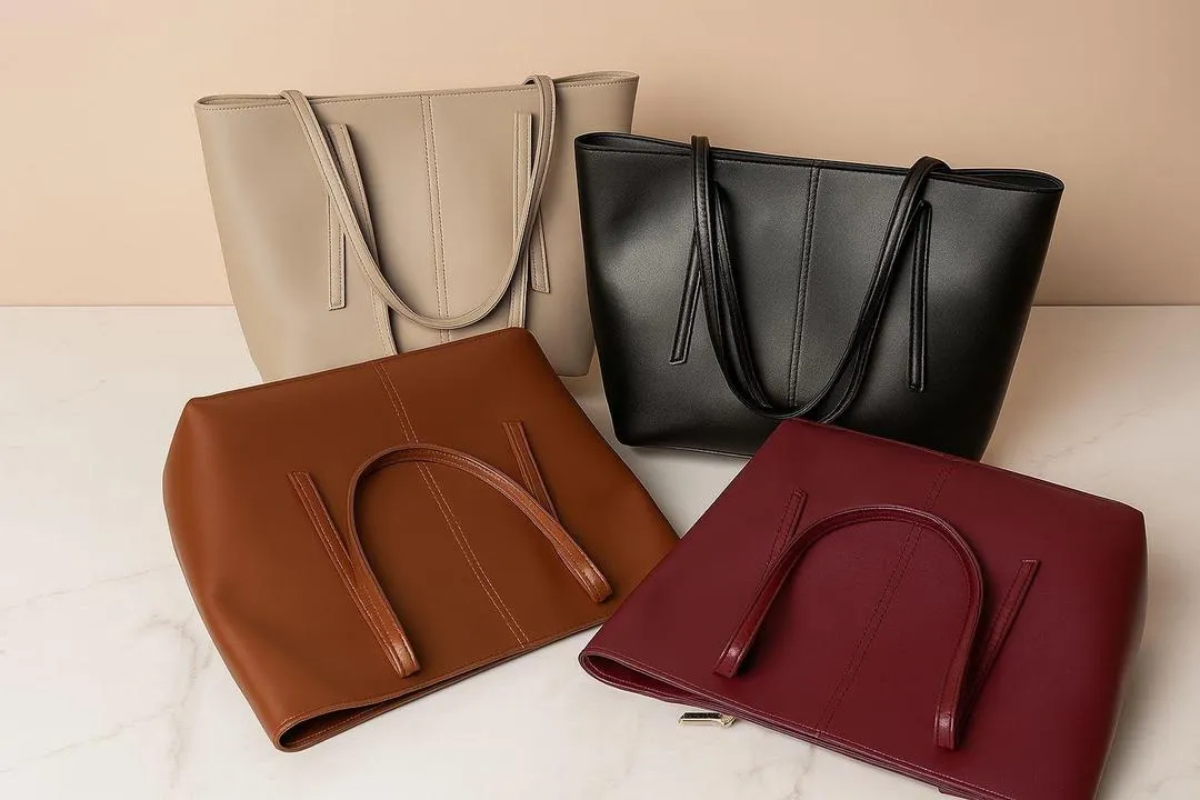 Women's Leather Tote Bag – Elegant Everyday Handbag