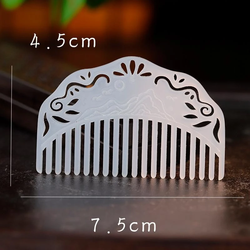 Tang Dynasty Inspired Hair Crown - Retro Alloy Hair Comb