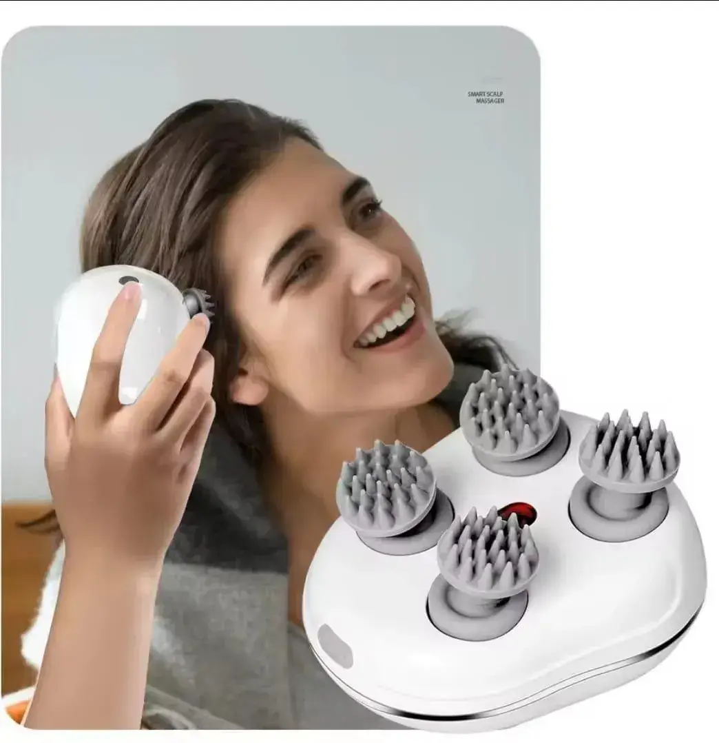 Rechargeable Mini Scalp Massager with 30°C Heat – 200g