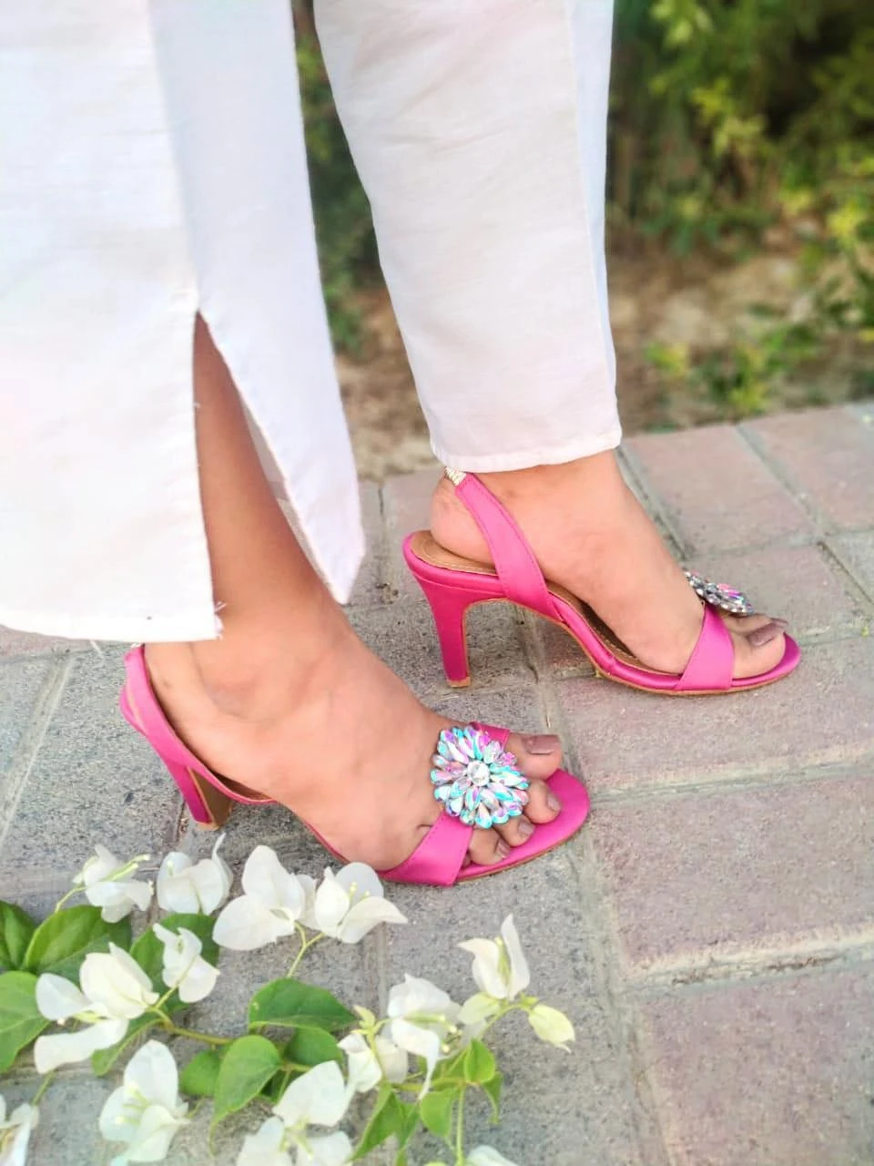 Stylish Pink Block Heels for Women - Elevate Your Style with Comfort and Elegance
