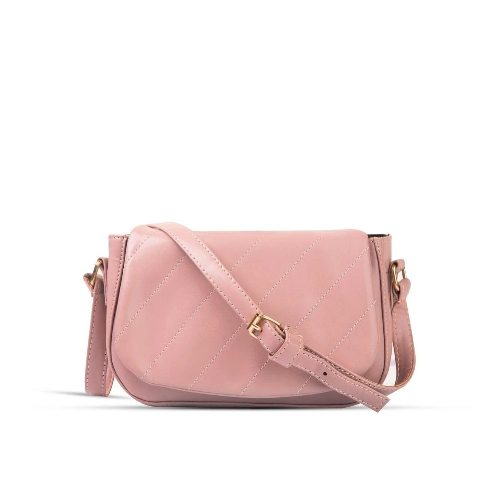 Dune Pink Flap Handbag